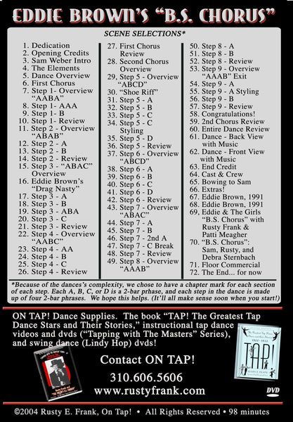 Eddie Brown's B.S. Chorus aka EB Chorus  - Tap Level: Intermediate-Advanced