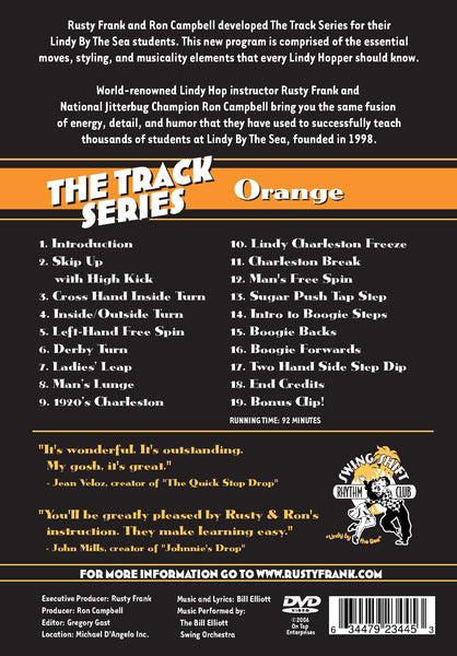 Track Series  - Orange - "Essentials for the Enthusiastic Lindy Hopper"