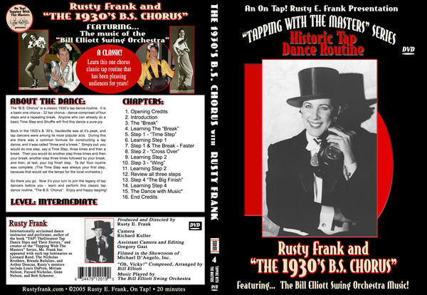 Rusty Frank & 1930's B.S. Chorus - Tap Level: Intermediate