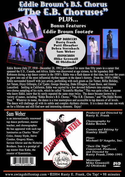 Eddie Brown's B.S. Chorus aka EB Chorus  - Tap Level: Intermediate-Advanced